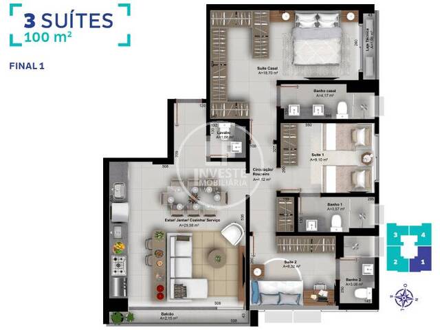 Apartamento para Venda em Goiânia - 4