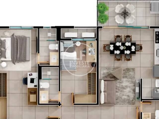#673 - Apartamento para Venda em Goiânia - GO - 2